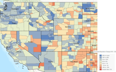 Exploring Rural Population Growth in the Western United States: A Decade of Change